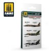 AMMO of Mig Jimenez 7234 USAF AGGRESSORS DESERT & ARTIC COLORS SET 6x17ml